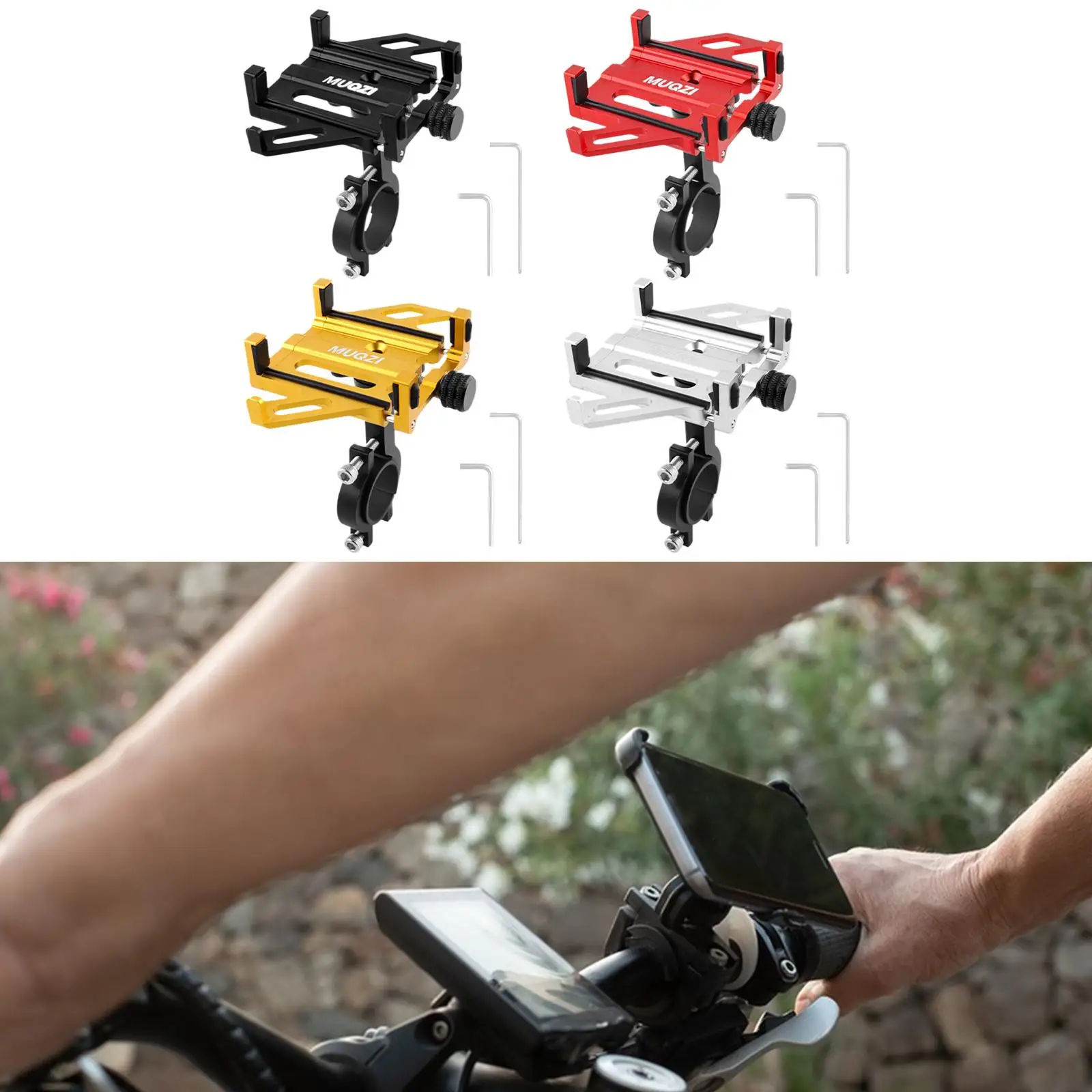 Крепление для телефона на велосипед руля 22 2-35 мм Вращающийся держатель