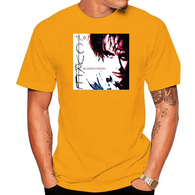 

The Cure Bloodflowers Robert Smith album cover T-SHIRT (BLACK WHITE) S-5XL