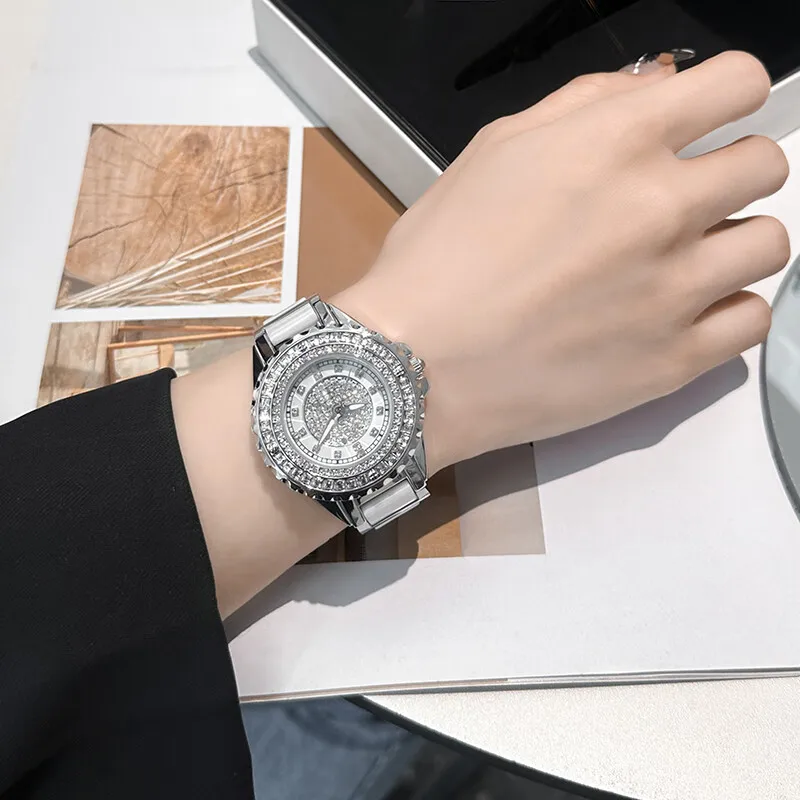 Quartz wrist watches luxury women diamond watch girl watch new in women's watches free shipping