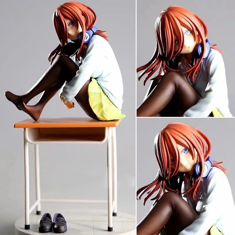 

Классическая фигурка девушки из аниме «квинсифицирующая Невеста Накано Мику», модель из ПВХ, аниме Коллекционная фигурка игрушка Gift