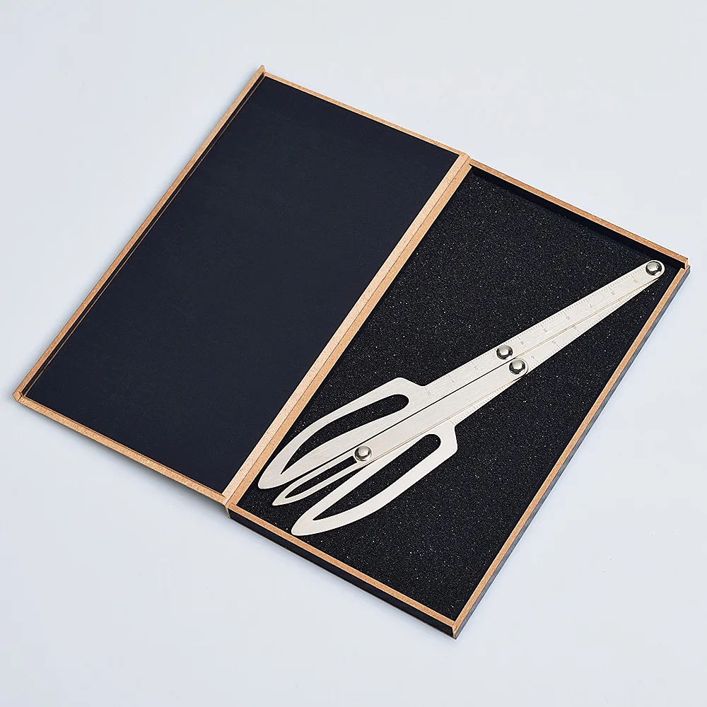 

1PC Golden Ratio Measure Micro Blading Stainless Steel Ruler Permanent Makeup Eyebrow Tattoo Design Calipers Stencil