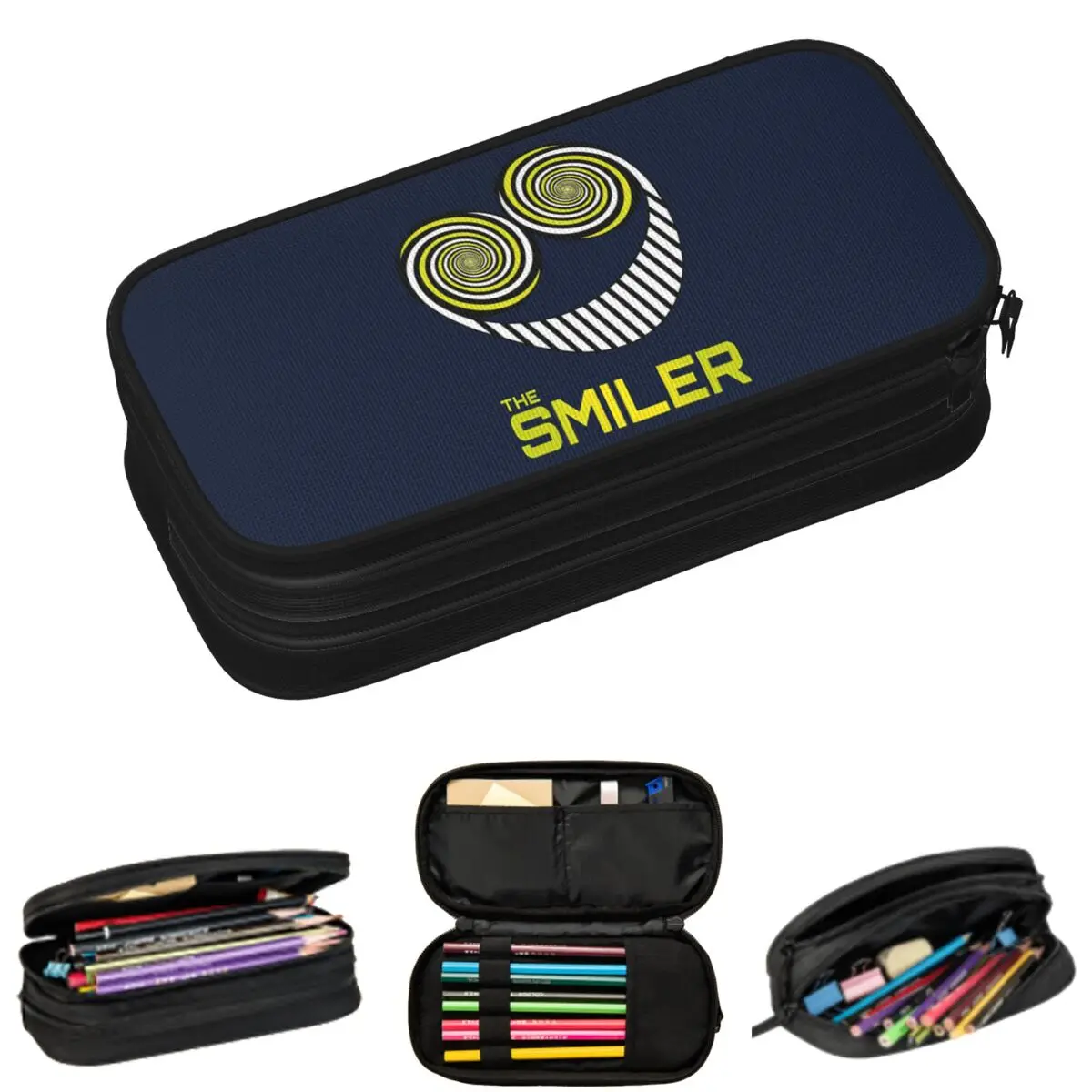 Фото Пеналы Smiler Alton Towers Uniform Outfit Merch UkActive для студентов, подарочные пеналы, большая вместимость. №1
