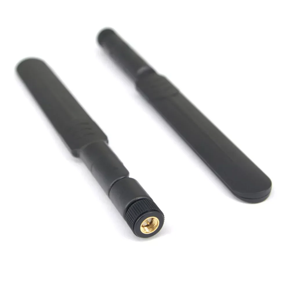 

2 piece Black wifi Antenna dual-band 2.4g 5.8ghz Omni 5dbi Aerial SMA male Connector 5.8g Antenna Free shipping