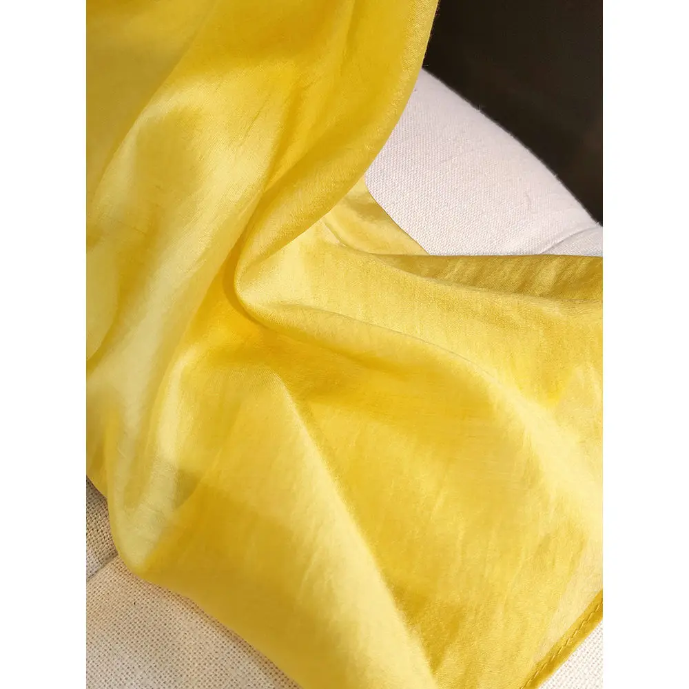 Женская рубашка с вышивкой на пуговицах в стиле ретро желтый Улучшенный