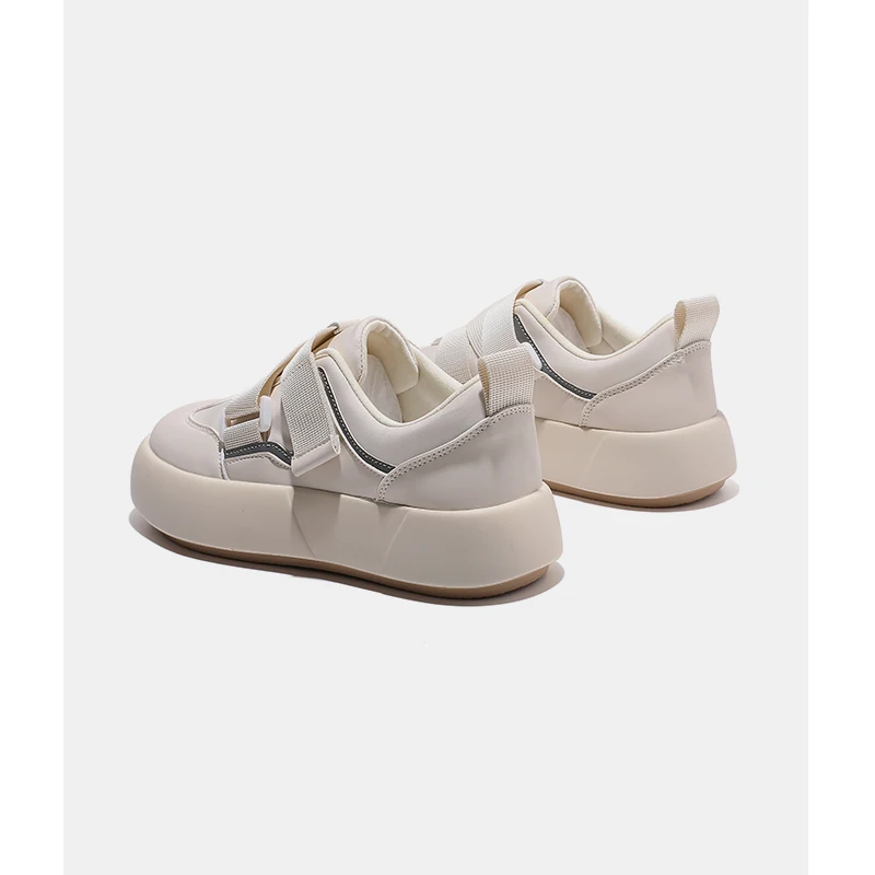 

Spring New Sneakers Women's Shoes A Pedal Lazy Comfortable Casual Bread Shoes All-match Simple Women's White Shoes