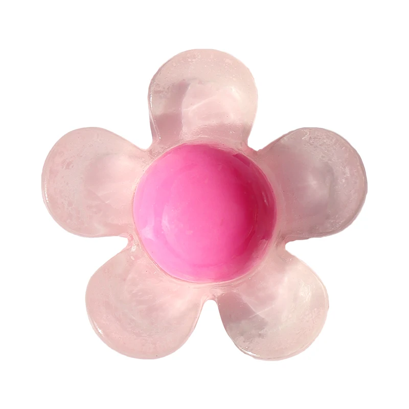 Transparent Resin Croc Charms Kawaii Colorful Flower Croc Jibz Buckle Hole Shoes Ornaments Silicone Croc Slipper Accessories