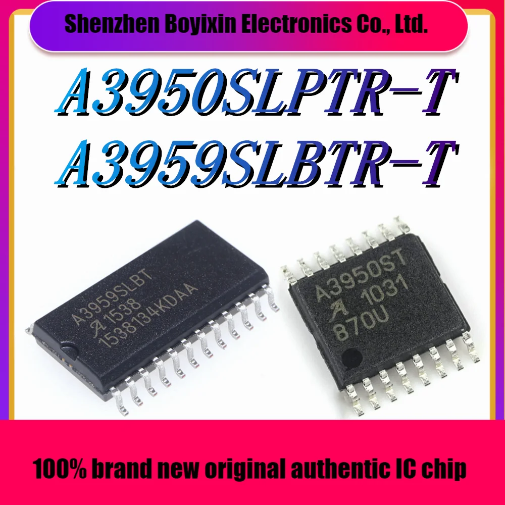 

A3950SLPTR-T Package TSSOP-16 A3959SLBTR-T Package SOIC-24 New original genuine motor driver IC chip