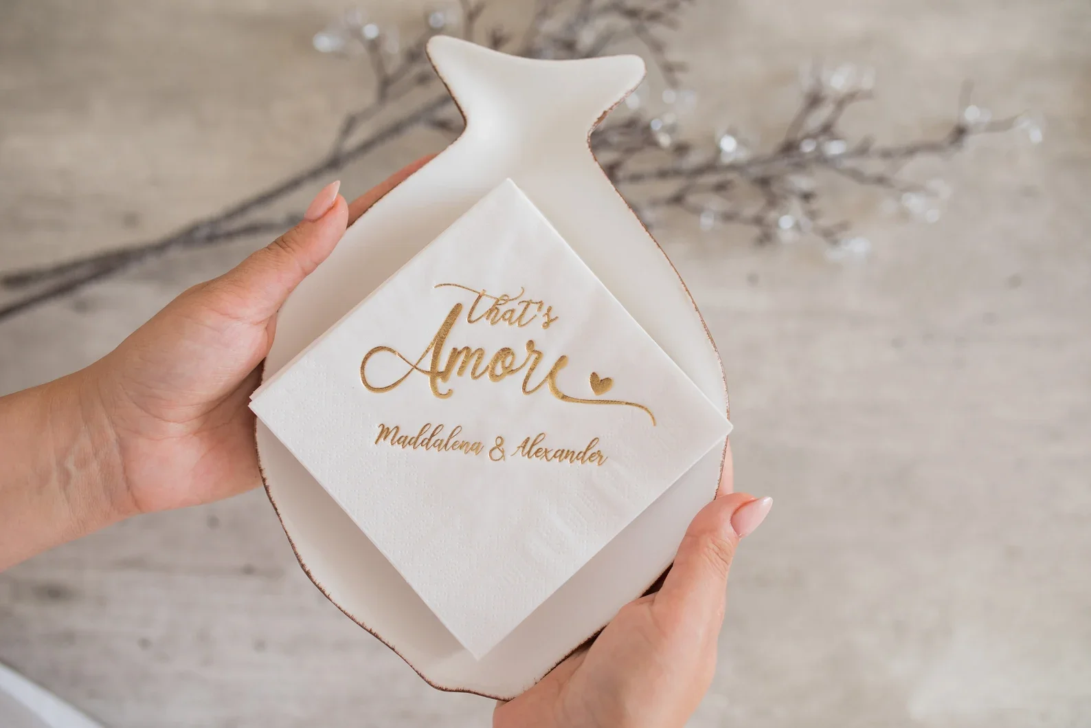 50 шт. персонализированные салфетки золотая фольга Bedruckte Servietten на заказ свадебные