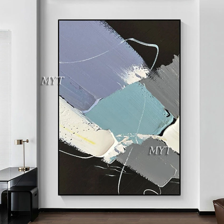 Красивая абстрактная Гора восход солнца пейзаж настенная декоративная Холст