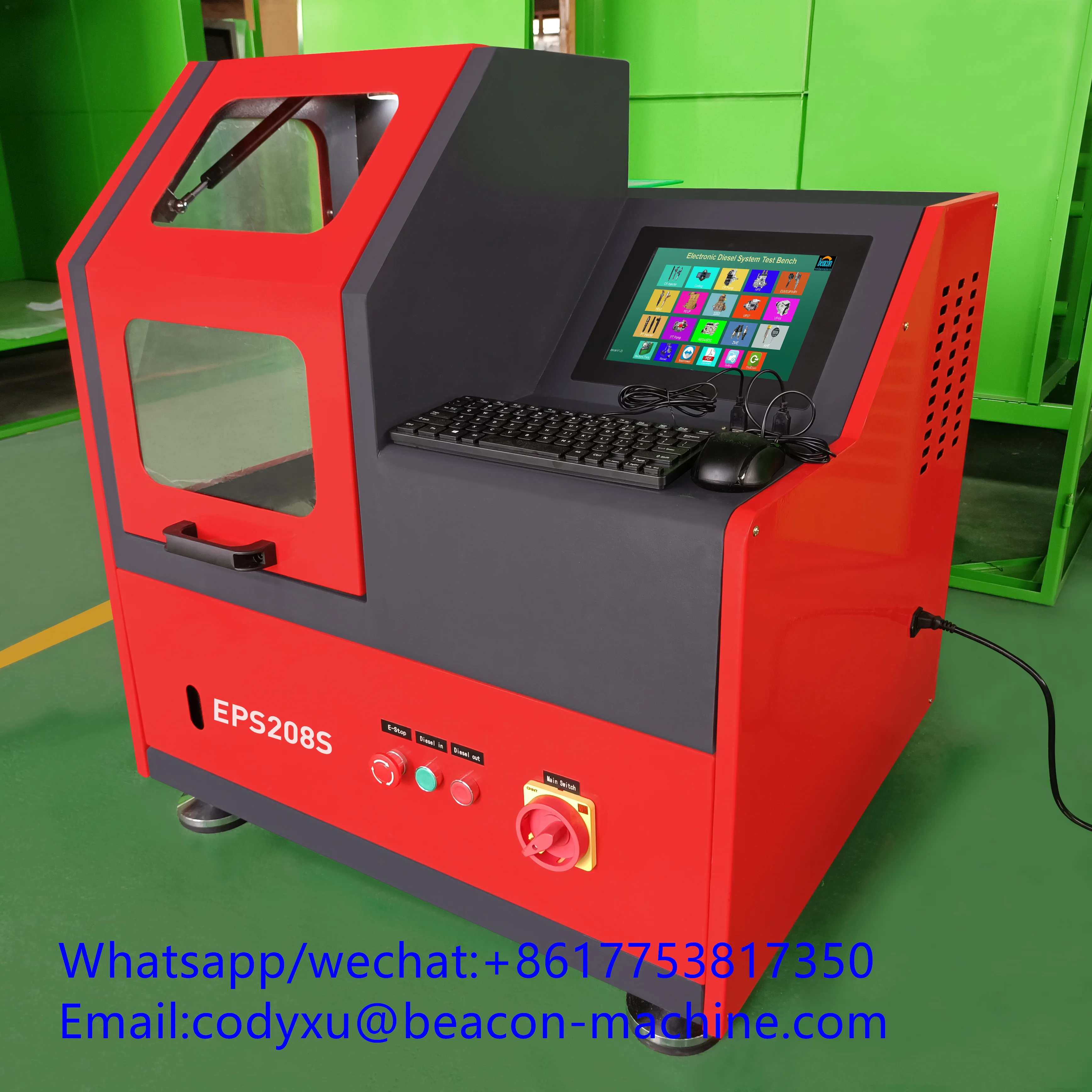 Автосервис EPS208s испытательный стенд высокого давления для инжектора дизельной