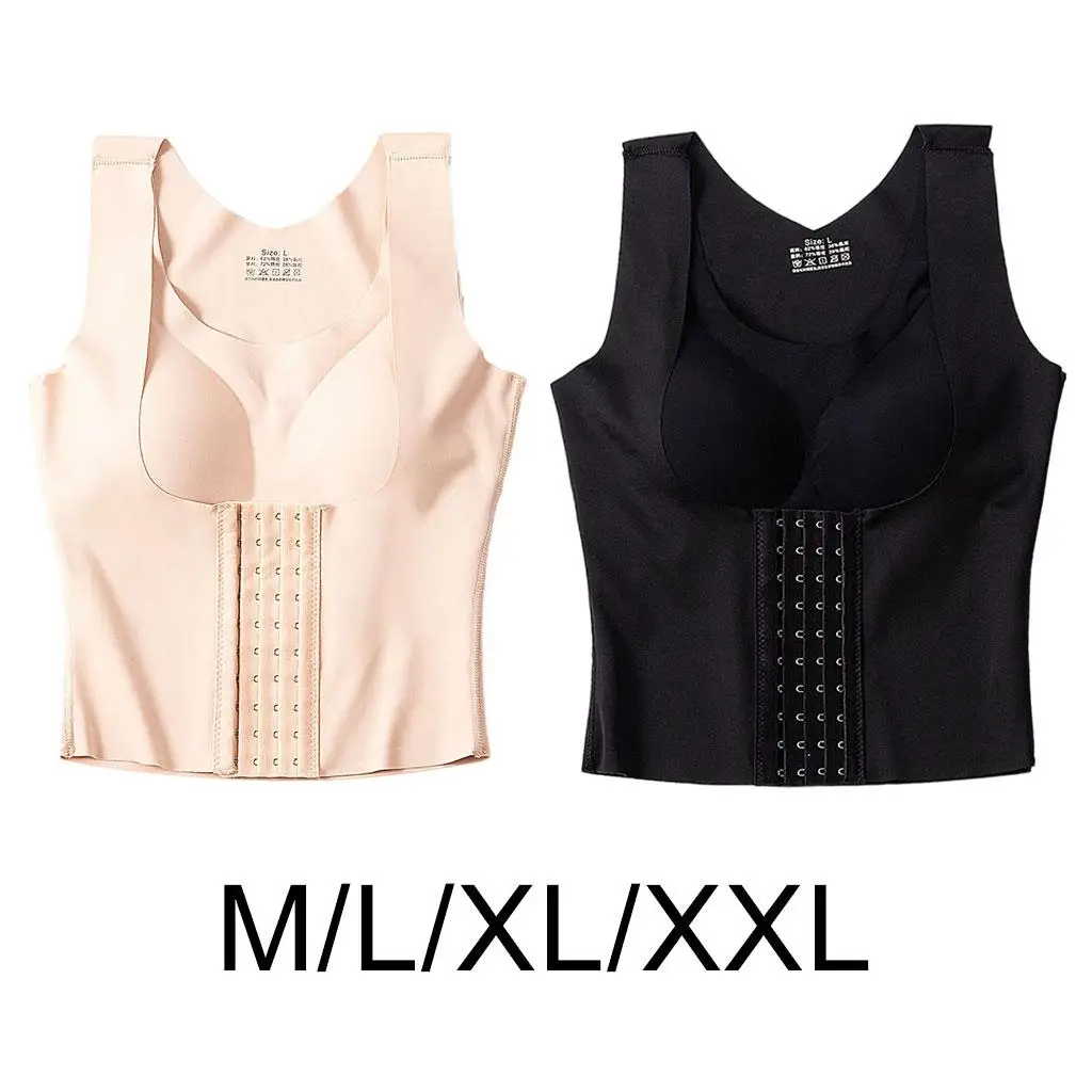 

4 in 1 Women Body Shaper Breathable Shapewear Tummy Control Bodysuit Chest Vest Weight Loss Slimming Fitness Bra Slimmer