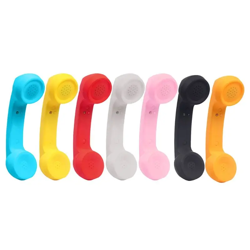 Retro Telephone Handset BT2.0 Wiredless Phone Handset Receiver Headphone for Mobile Phone Calls Radiation-proof