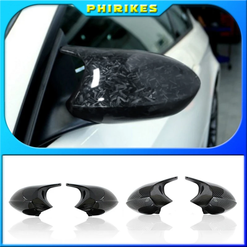 

Rearview High Quality Side M3 M Style Horn Carbon Fiber Pattern Mirror Cover for BMW 1 3 Series E81 E82 E87 E88 E90 E91 E92 E93