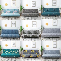 floral elastic armless all inclusive retractable sofa bed cover fabric sofa cushion for living room sofa cover for living room