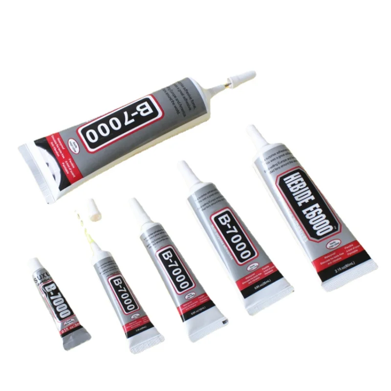 

15Ml 25Ml 50Ml 110Ml B7000 Clear Contact Telefoon Reparatie Lijm Universele Glas Plastic Diy Lijm B-7000 met Precisie Applicator