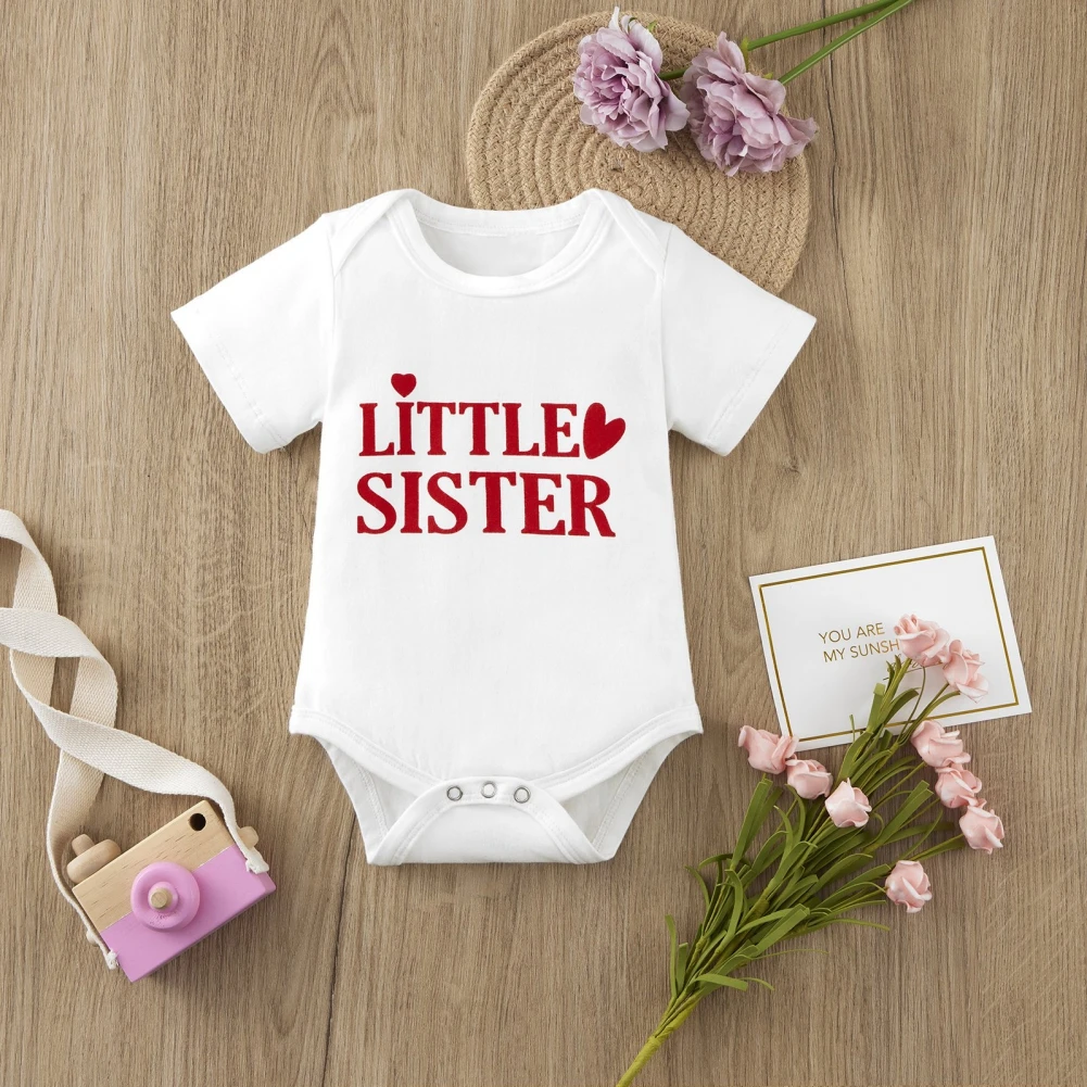 

Baywell/Летняя одежда для маленьких девочек Хлопковое боди с короткими рукавами и милым принтом в виде букв, детские топы для девочек, футболки,...