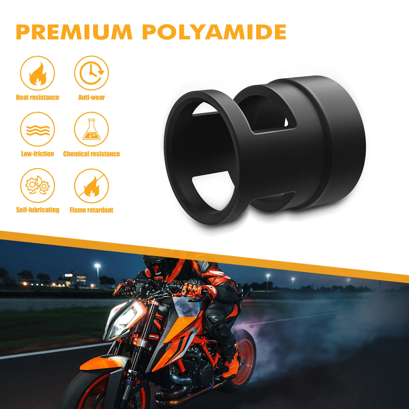 Защита шланга радиатора для мотоцикла CNC из полиамида KTM 150 200 250 300 350 400 450 EXC EXC-F TPI на