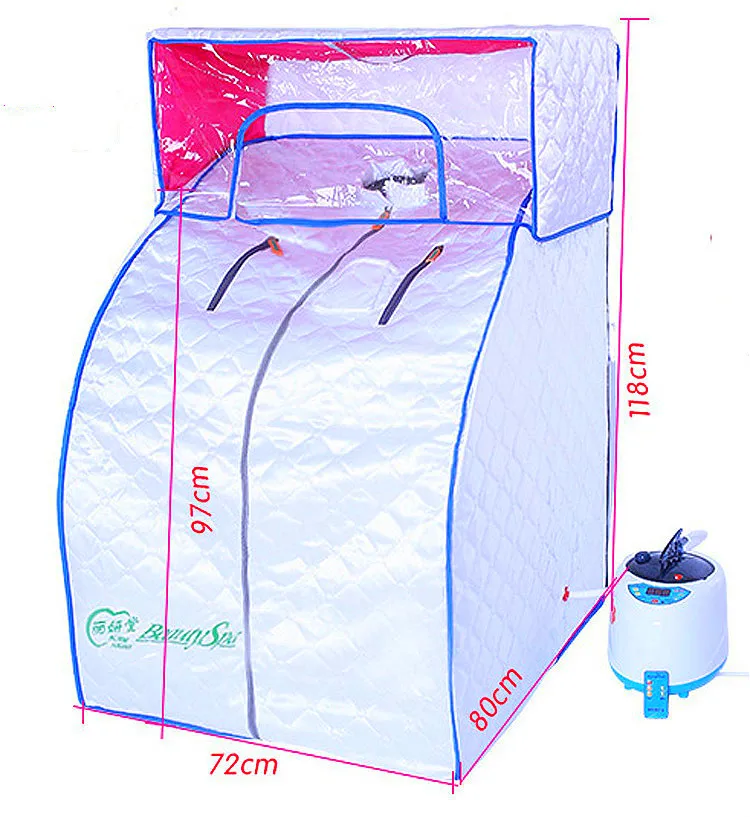 

A, переносная коробка для детокса для сауны, портативная, для дома, спа, для похудения, съемная крышка головы с помощью травяной фумигационной машины из нержавеющей стали