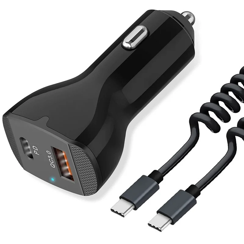 

Автомобильное зарядное устройство с 2 USB-портами, 45 Вт, 63 Вт