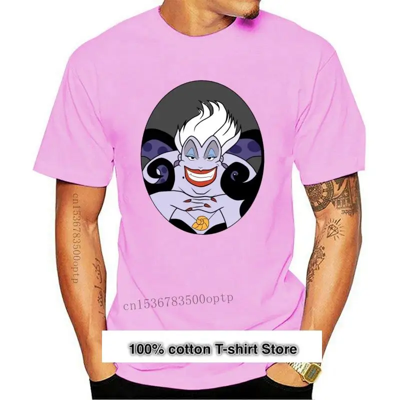 

Camiseta с принтом и персонализированным принтом для мужчин и женщин, camisa 100% хлопка с круглым вырезом, Урсула-Урсула