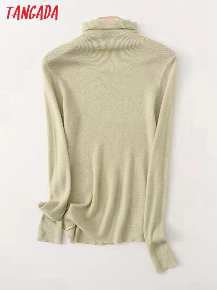 Женский вязаный свитер Tangada с высоким воротником