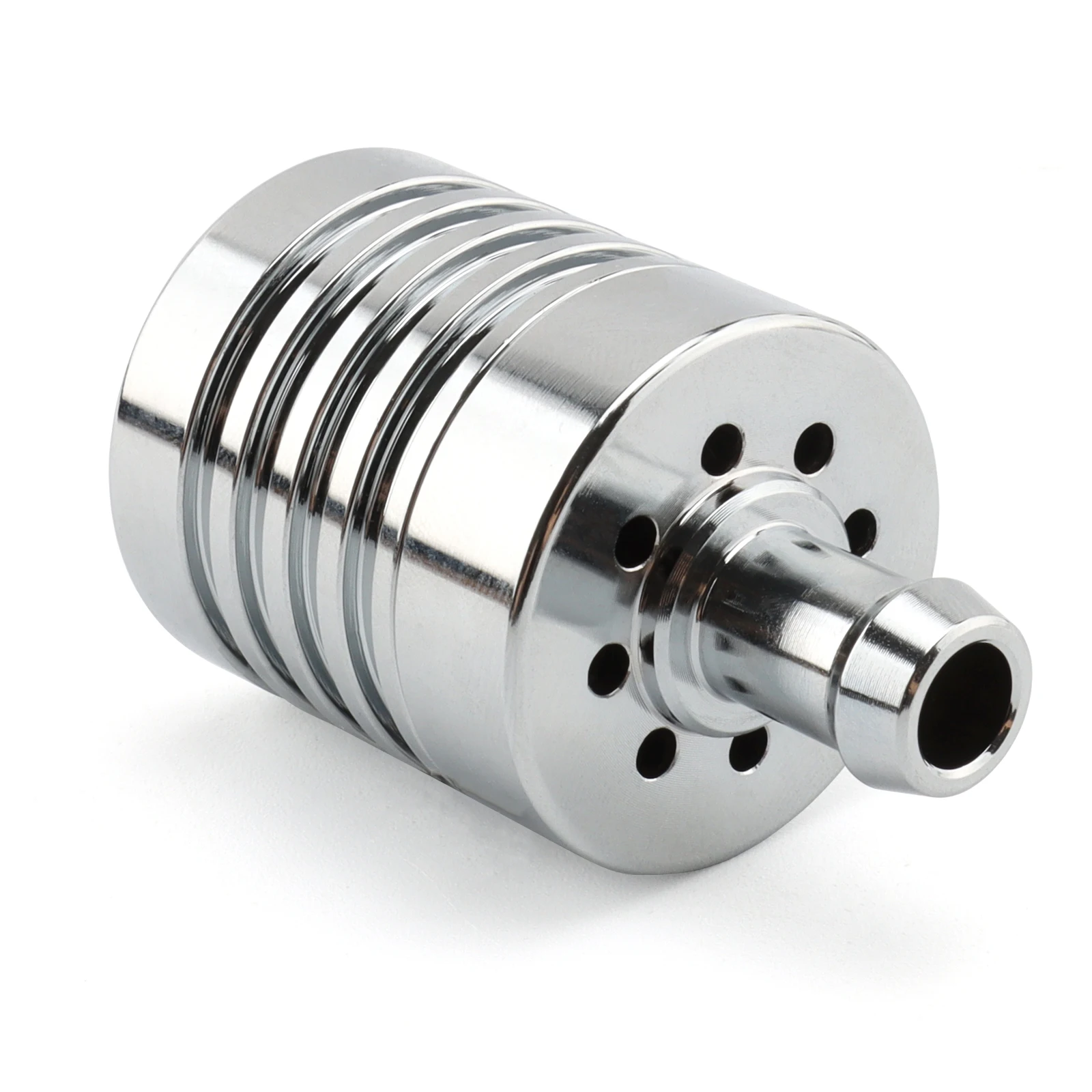 

Сапун двигателя мотоцикла, вентилируемый масляный коллектор для Harley, универсальный заказ 40-0457, черный, хромированный, алюминий