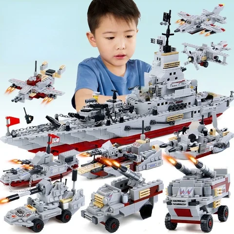 Совместим с конструктором Lego, летательный аппарат для мальчиков, сборные строительные блоки, танк спецназа, боевые игрушки, детские подарки