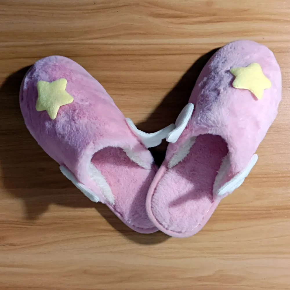 CardCaptor Сакура КИНОМОТО косплей костюм обувь розовые Симпатичные пушистые Тапочки