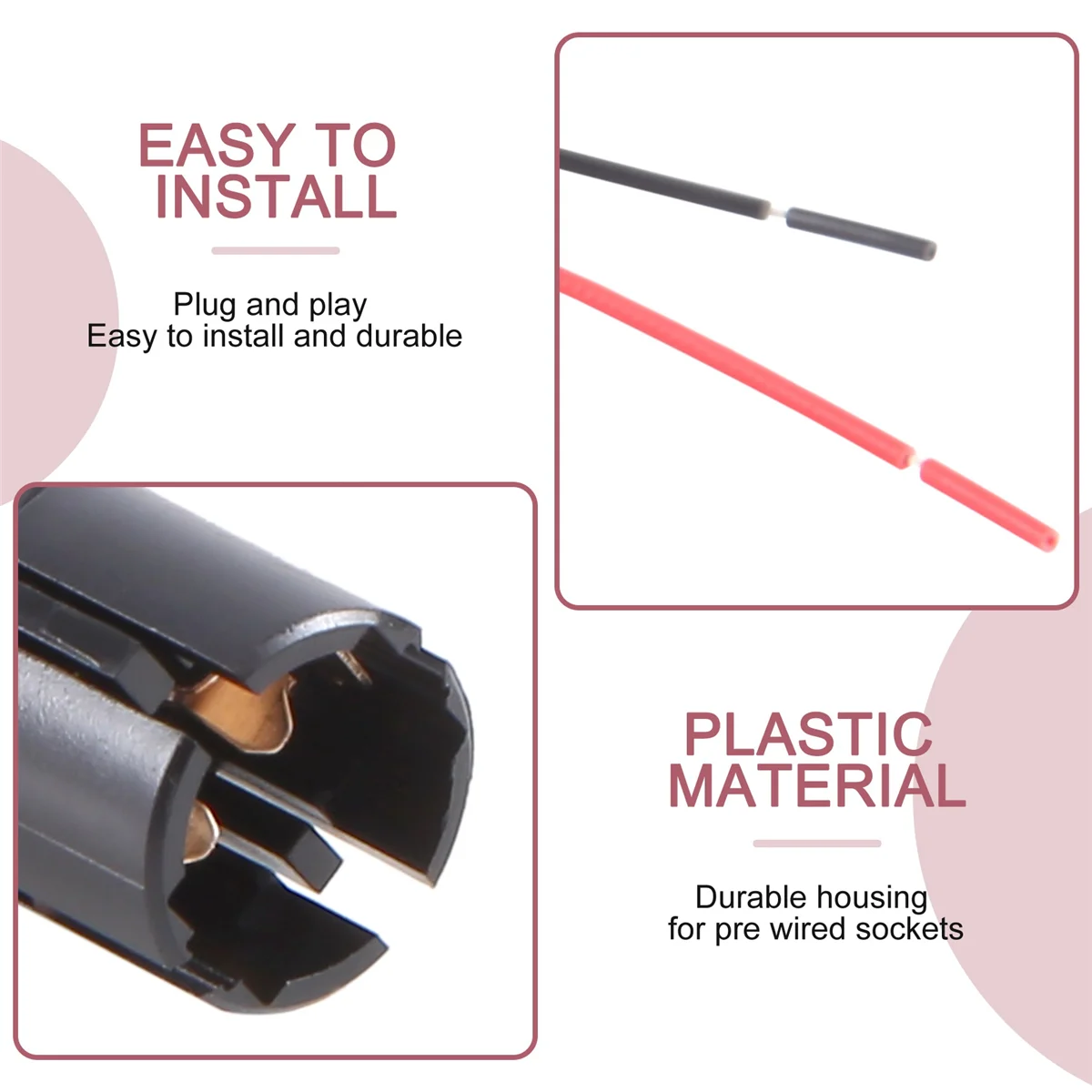 T10 W5W Авто Патрон для лампы Удлинитель разъема держателя x 2