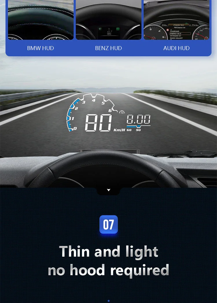 Новейший дисплей на лобовое стекло подходит для Mitsubishi Xpander 2017 +