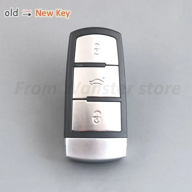 

3 кнопки, автомобильные ключи, фотообои для Volkswagen VW Passat CC B6 B7 B7L 3C R36 Maogotan B5, детали для замены