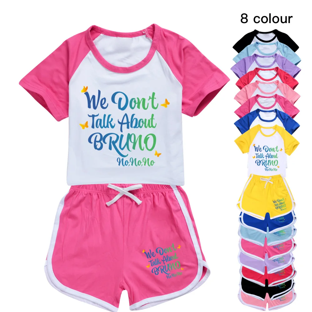 

Комплект летней детской одежды из 2 предметов, из хлопка, с коротким рукавом