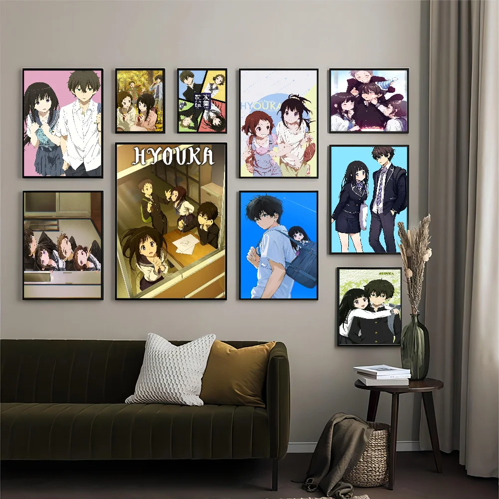 Anime Hyouka Good Quality Prints And Posters Vintage Room Bar Cafe Decor Home