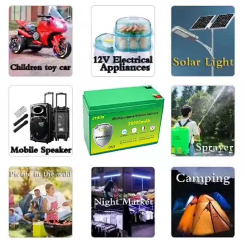 12 В 30000 мАч Новый высокоемкий литий-ионный перезаряжаемый аккумулятор для