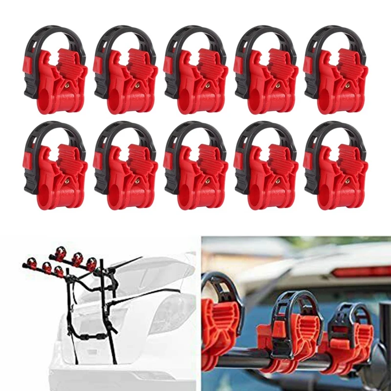 

10Pcs Car Bike Hanger Car Bike Mounting Bracket 1-1/4 Inch and 2 Inch Hook Mount Brackets Hanger Clamps