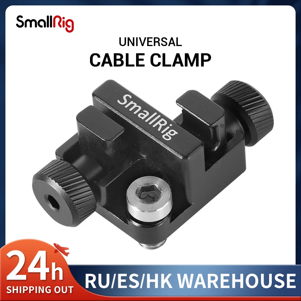 

Универсальный кабельный зажим SmallRig для DLSR-камеры, подходит для кабелей диаметром 2-7 мм, таких как микрофонный кабель, кабель питания BSC2333