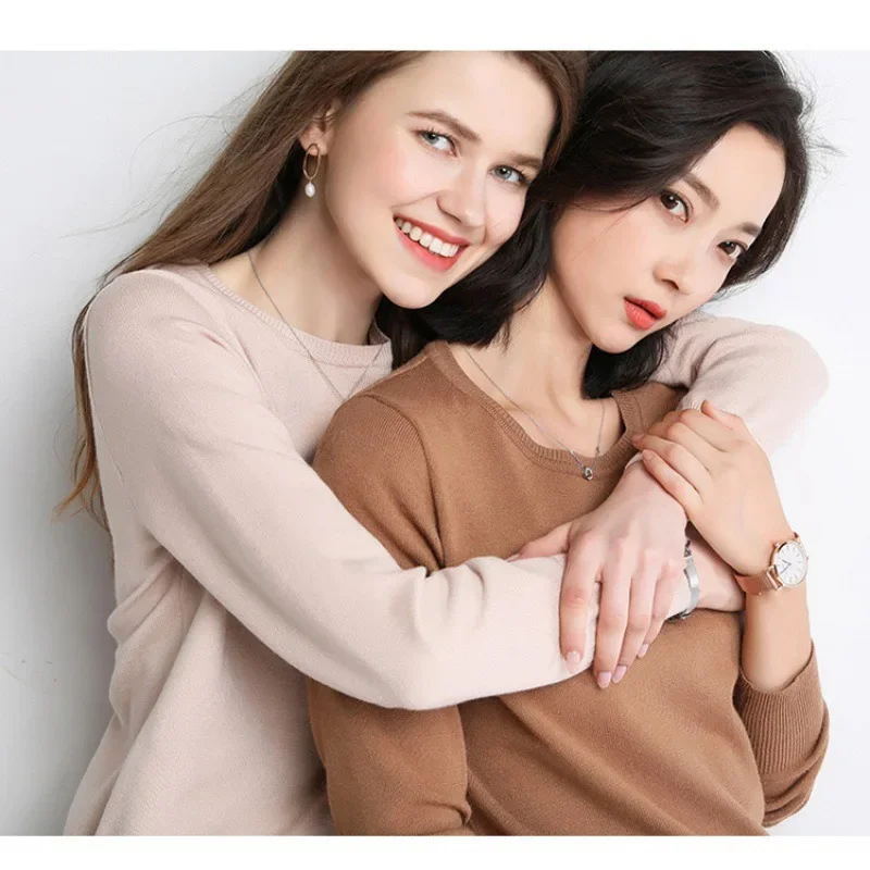 MRMT 2024 новый вязаный свитер женские свитера пуловер с круглым вырезом свободный