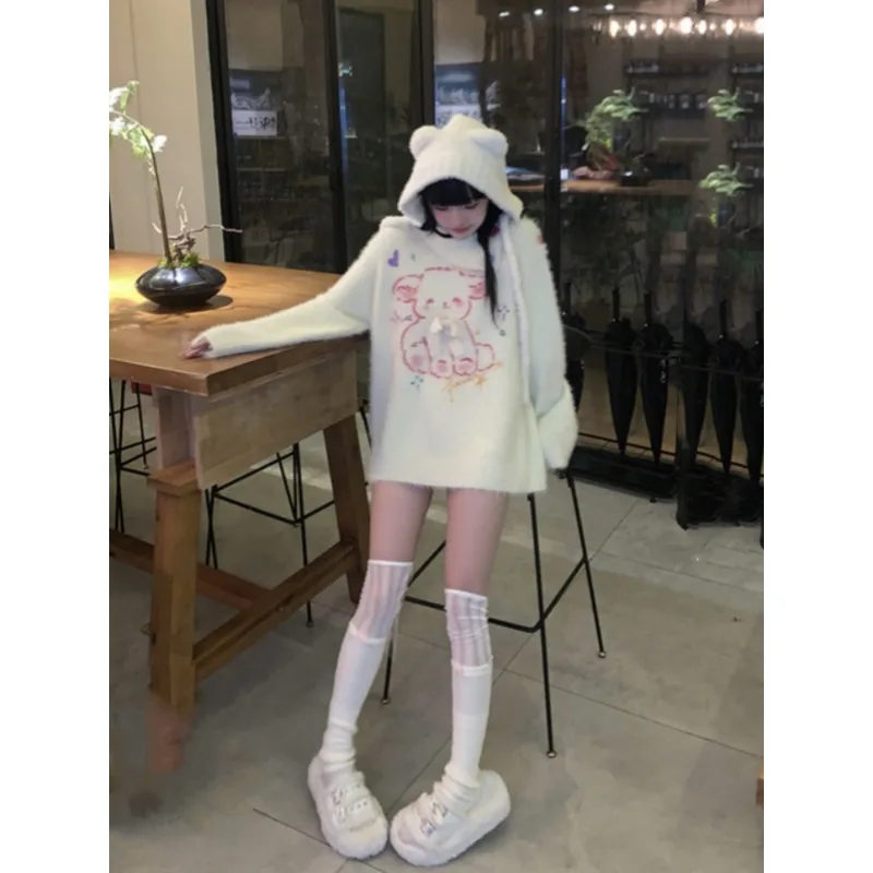 Женские пуловеры свитера осенне-зимний свитер с круглым вырезом и длинным