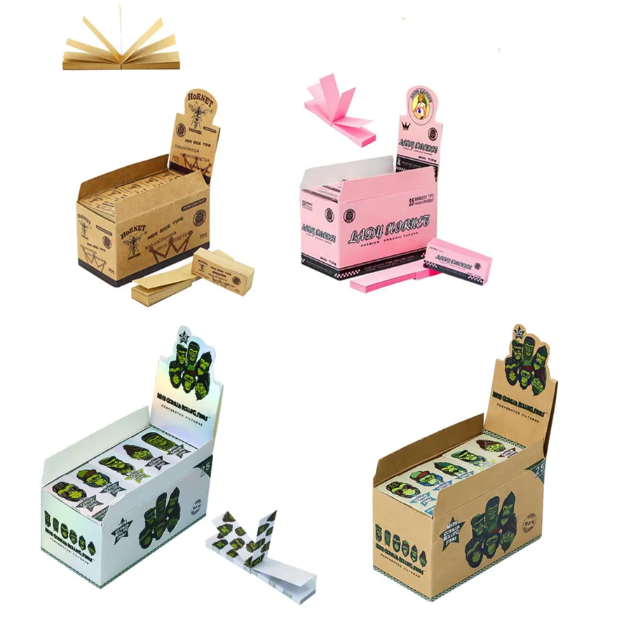 

Natural Unrefined Rolling Papers Filter Tips