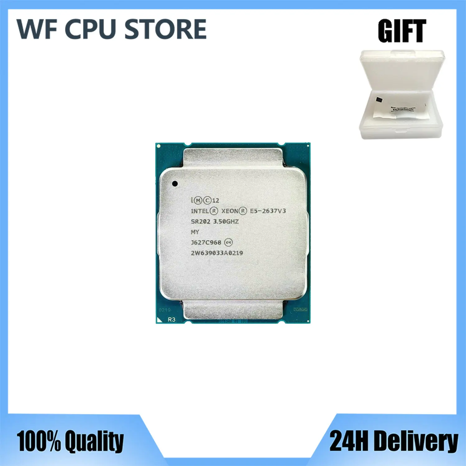 

Процессор Intel Xeon E5 2637 V3 3,5 ГГц четырехъядерный LGA 2011-3 E5 2637V 3 ЦП X99 DDR4 D4 материнская плата платформа для комплекта Intel xeon