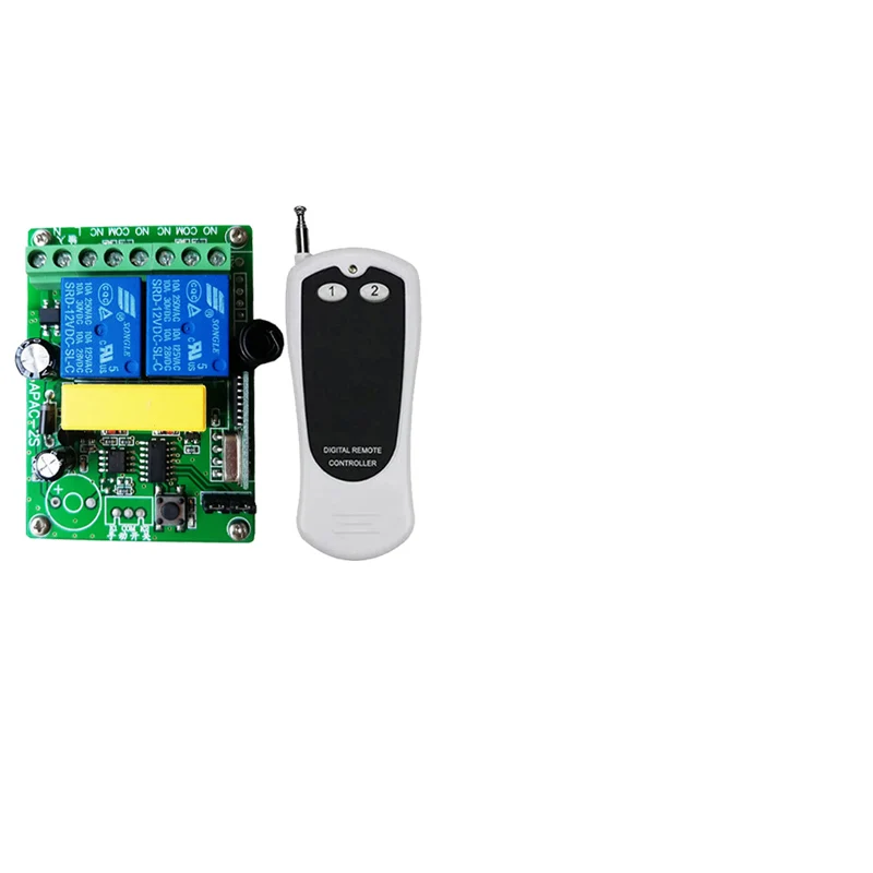 1000 м 433 МГц пульт дистанционного управления универсальный беспроводной AC 110 В 220 2CH