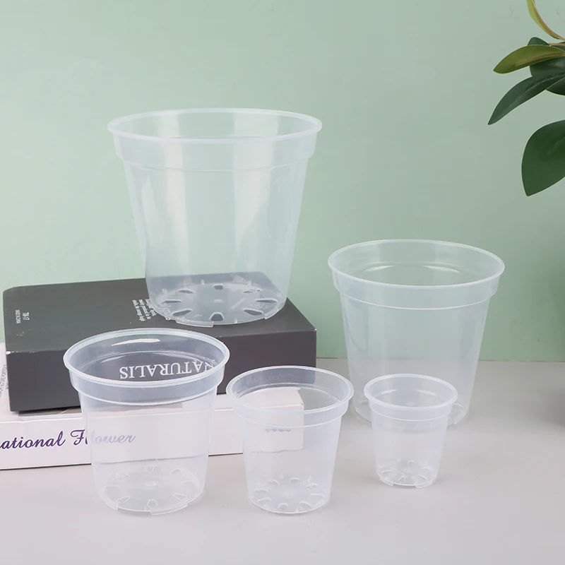 Прозрачный Круглый Горшок Для Орхидеи Посадки 1 Шт. Корпора Markii Значительноpresa네