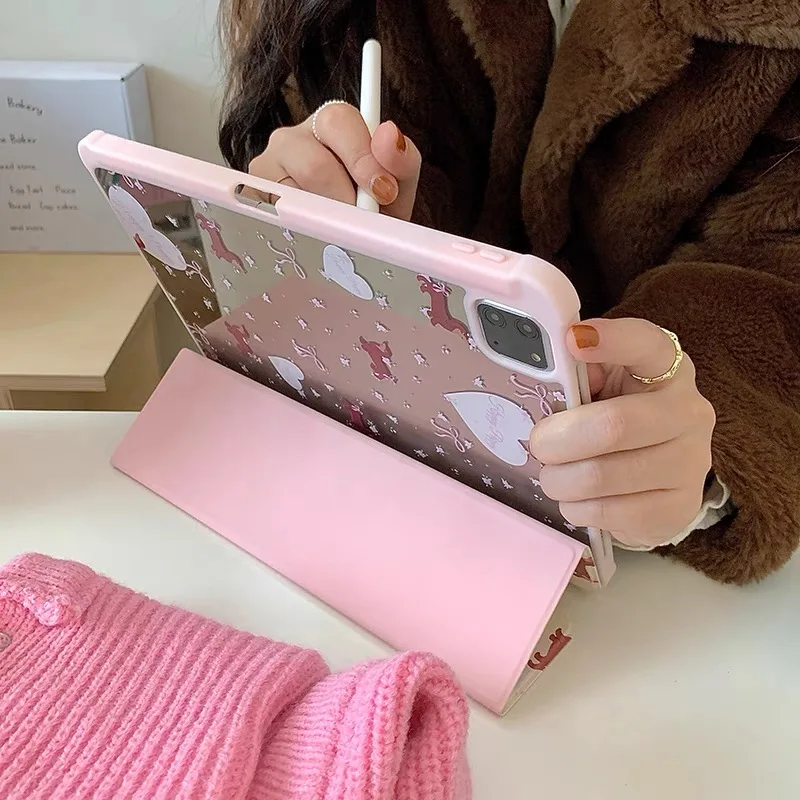 Воздушный вентилятор IPad с зеркалом защитный чехол Магнитная подставка 10 дюймов 2