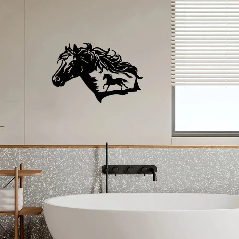 Уникальное Настенное Украшение с изображением лошади: 1 шт. для домашнего