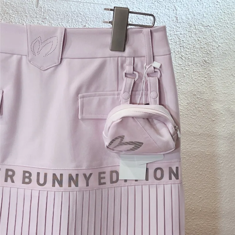 Golf Women's Skirt Sports Tennis Shorts with Small Ball Bag