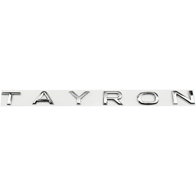 

Металлический багажник автомобиля с буквами и словами, логотип, эмблема, наклейки, наклейка для Volkswagen VW TAYRON 2021 2022 2023 2024, аксессуары для стайлинга