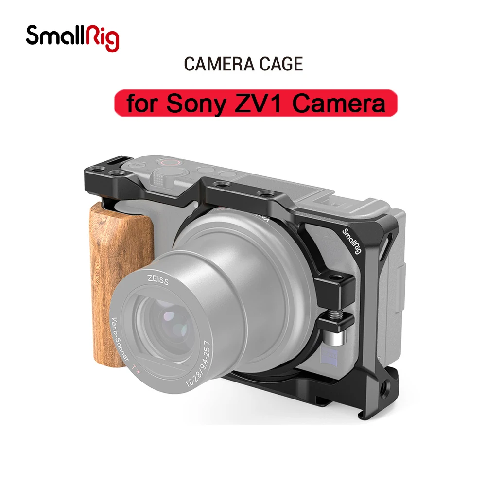 

SmallRig ZV1 Camera Cage for Sony ZV1 Camera Vlogging Camera Rig Light Weight Can attach with Tripod for Vlog Video 2938 2937