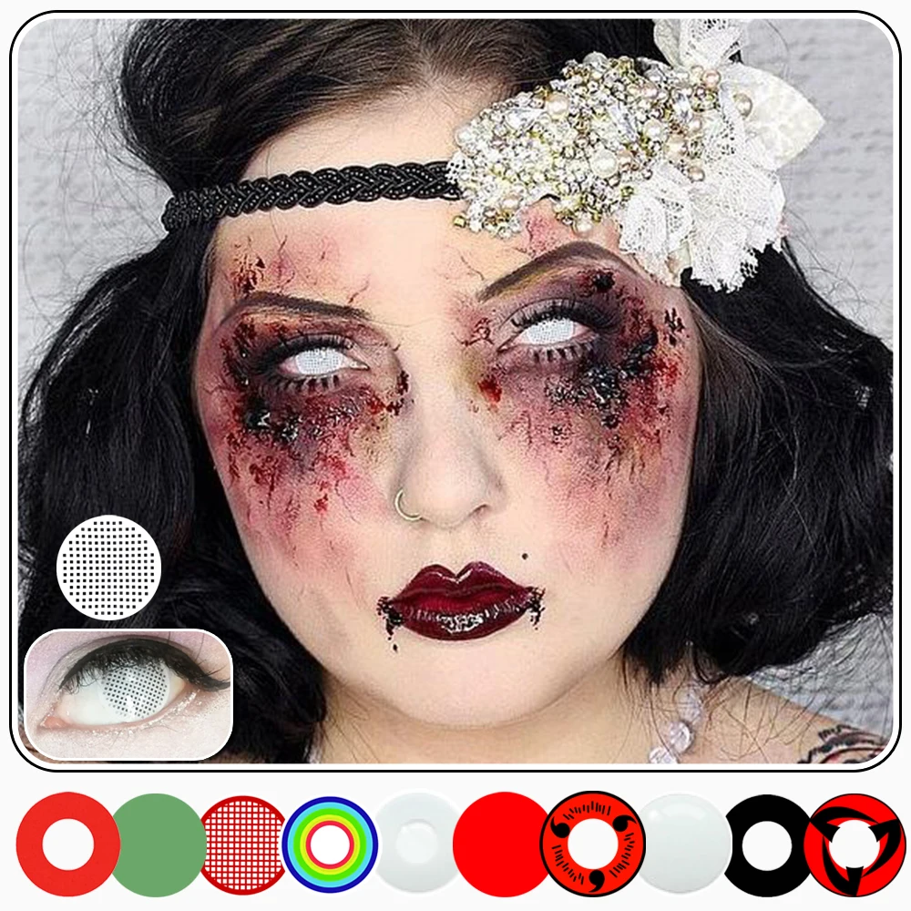 Мягкие цветные контактные линзы для косплея lensHalloween глубоких глаз - купить по