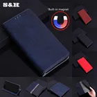 Чехол для Xiaomi Redmi Note 6A 5A 4A 4X 9S 8 8A 8T 9 4 3 K20 7 7S 7A 6 5 Pro Plus Max POCO X3 NFC, Магнитный кожаный чехол-бумажник