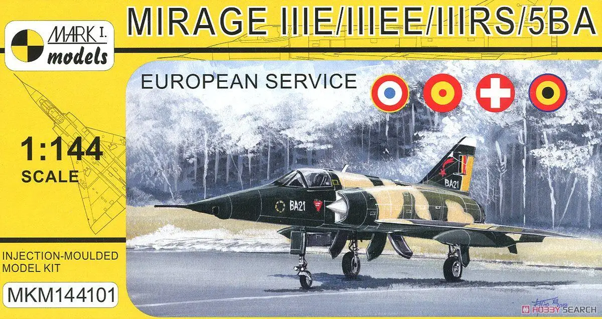 Mark.I модели MKM144101 1/144 MIRAGE IIIE/EE/RS/5BA, набор моделей Европейского сервиса